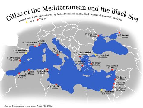 Map Of Mediterranean Sea